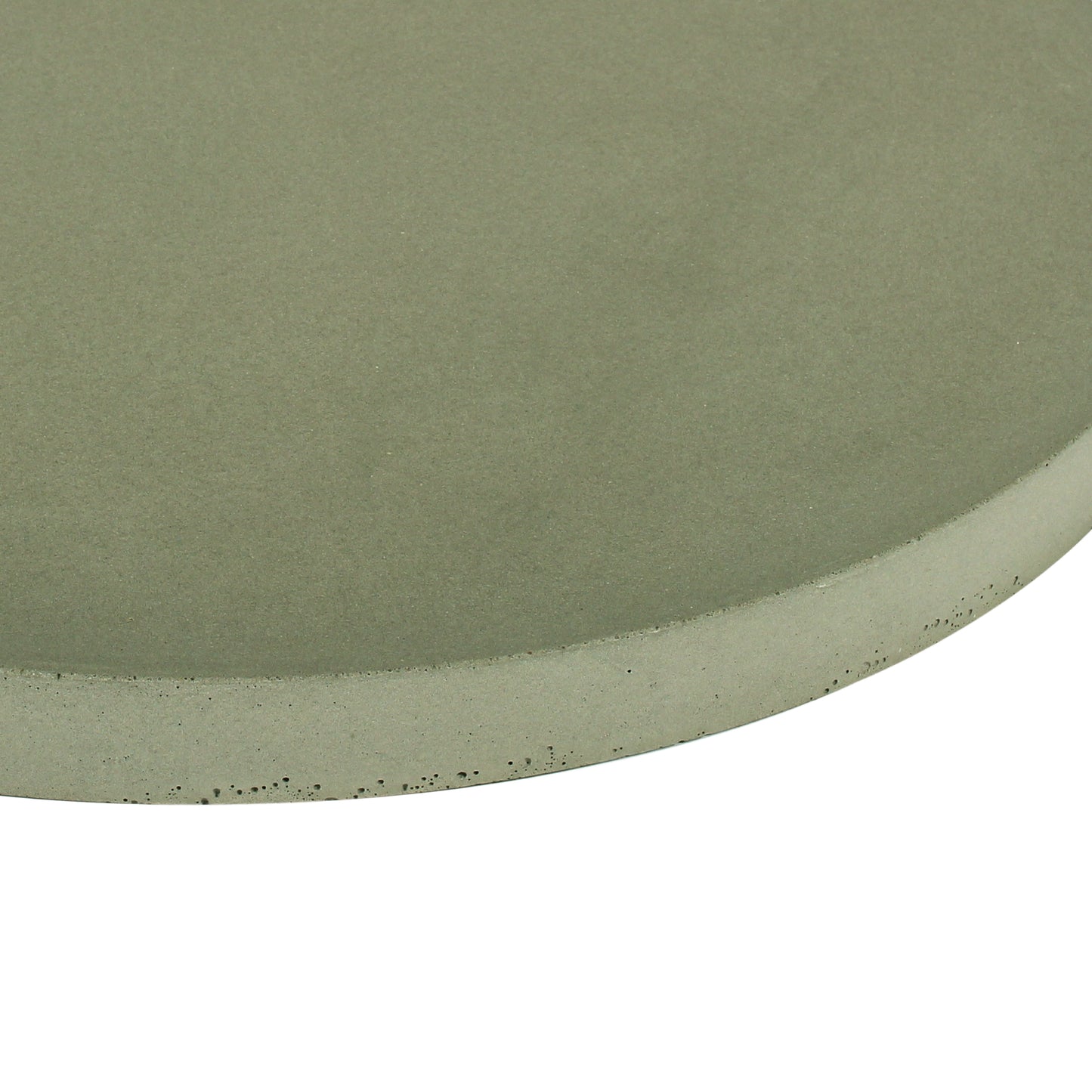 green concrete table top