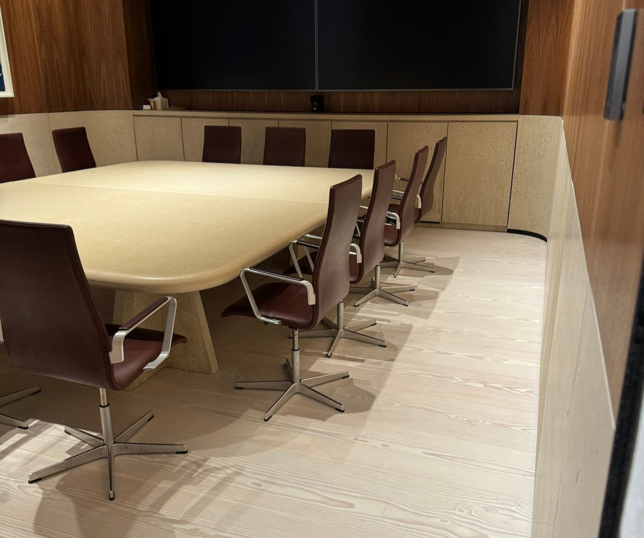 Polished Concrete Boardroom table