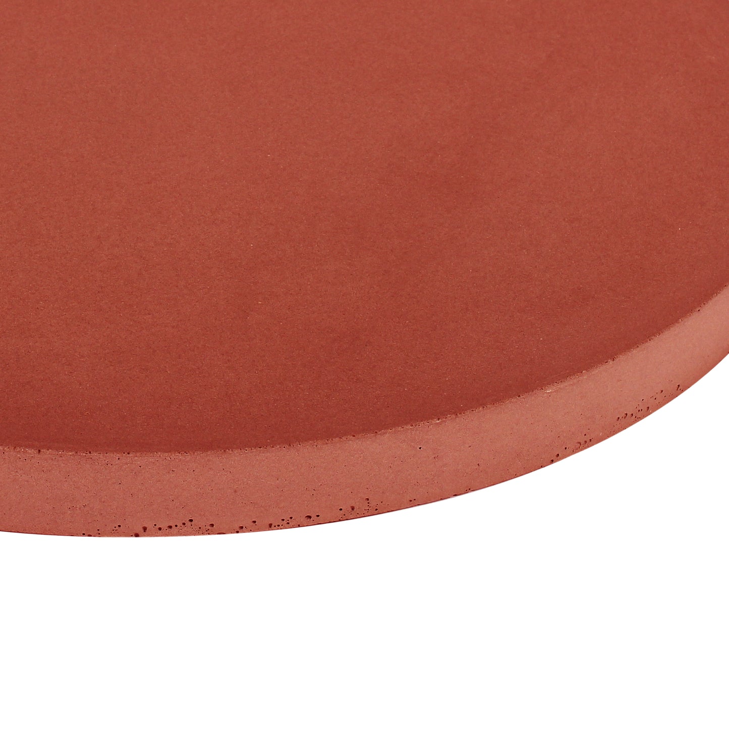 red round close up of table top
