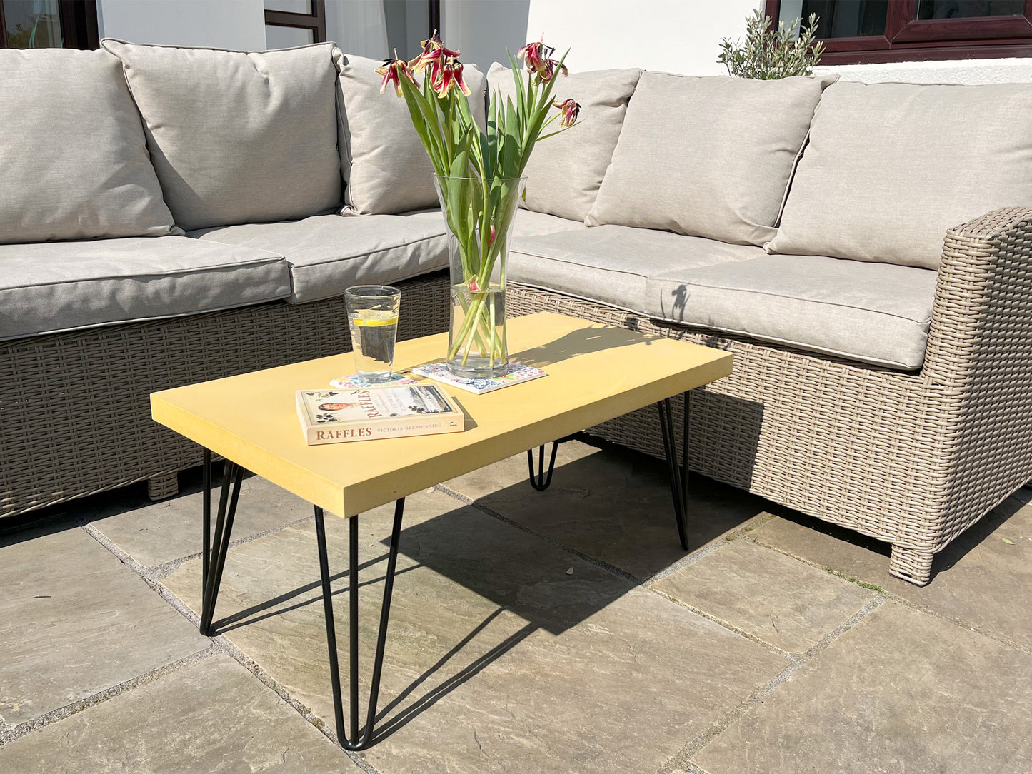 Colourful Outdoor Concrete Tables | Collection