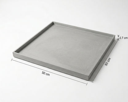 The Grand Festive Centerpiece Tray | 50cm x 50cm Concrete Christmas Table Tray