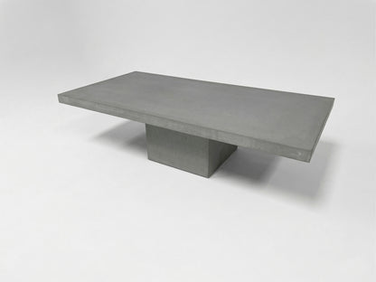 Handcrafted Concrete Coffee Table | Concrete Plinth Base