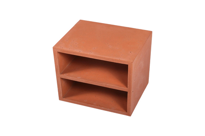 Concrete Shelving | Colourful Cube Shelves