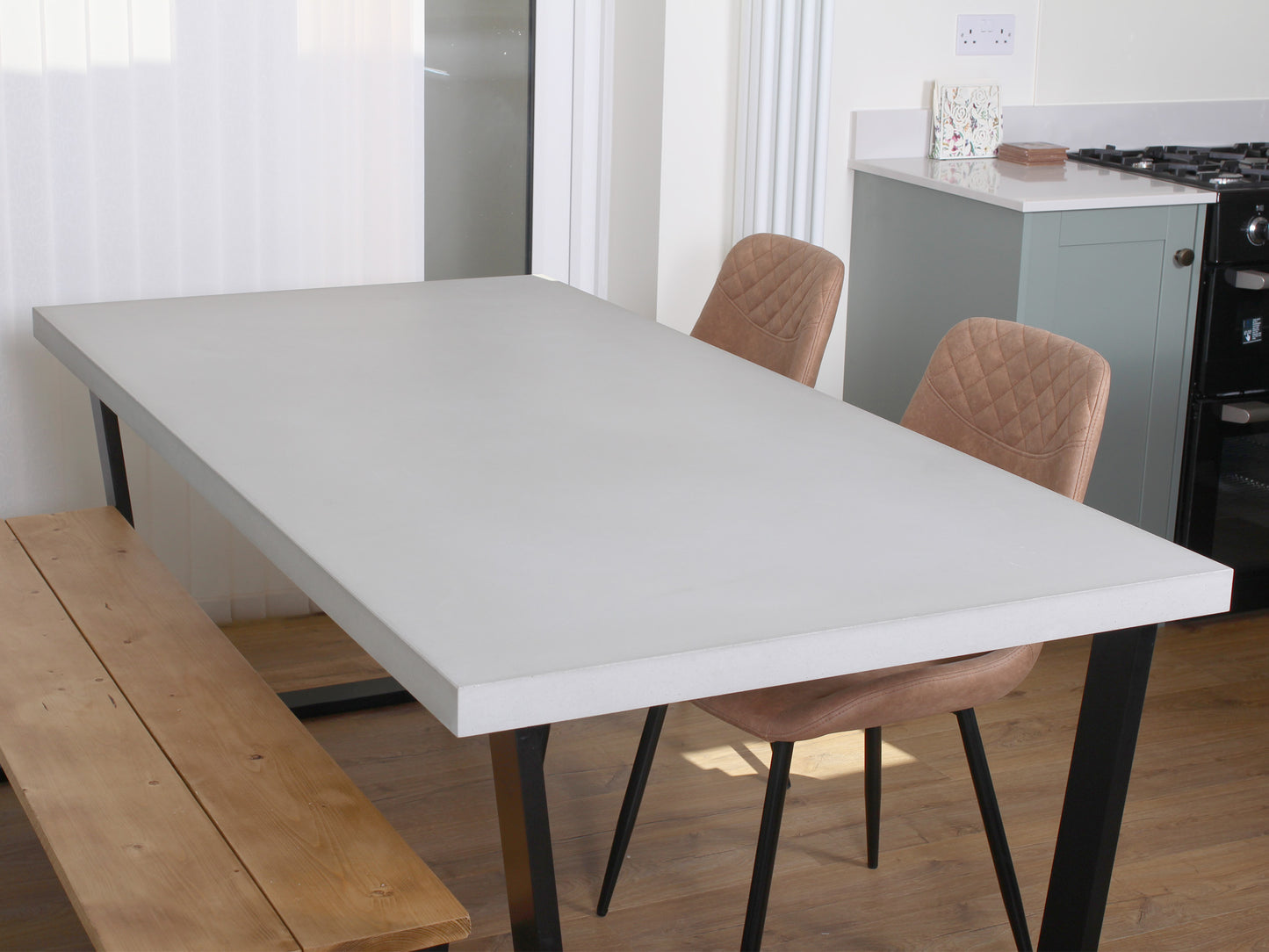 Concrete Dining Table | Portland Grey