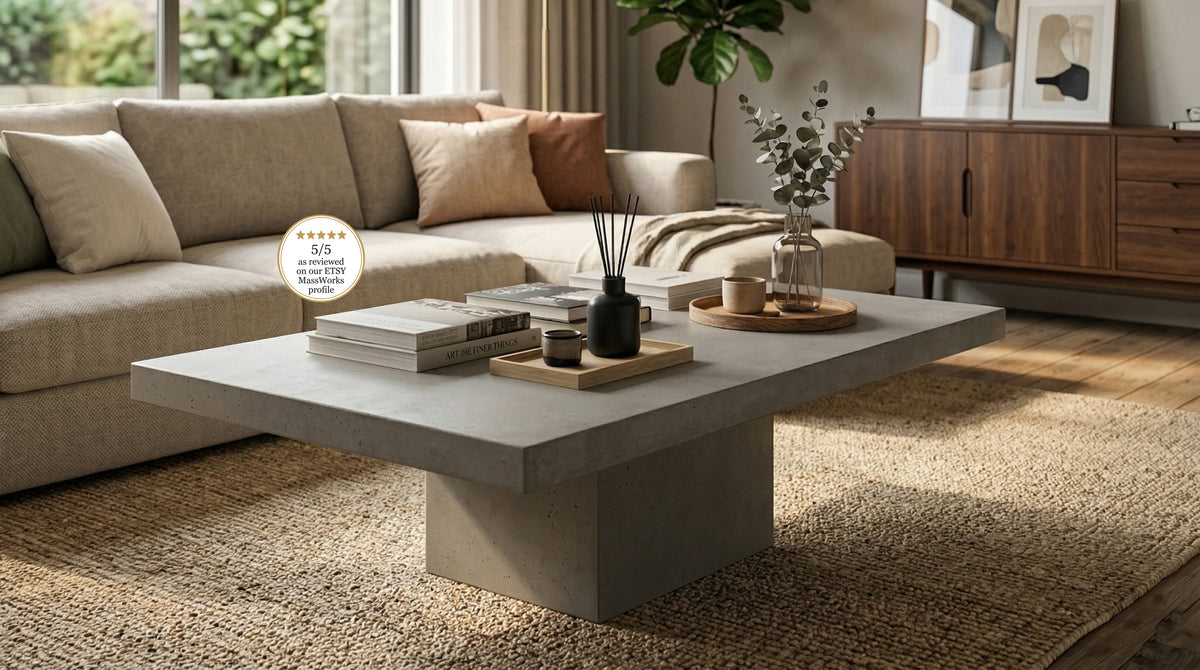 Concrete Tables & Concrete Worktops | Handcrafted UK – MassWorks