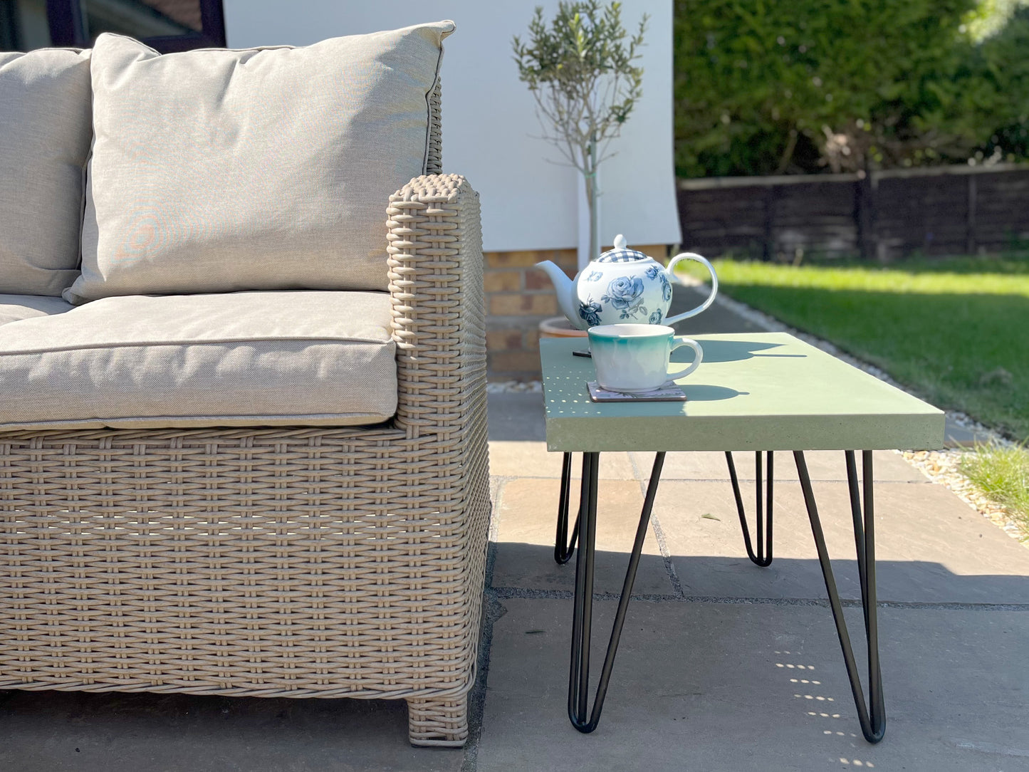Colourful Outdoor Concrete Tables | Collection