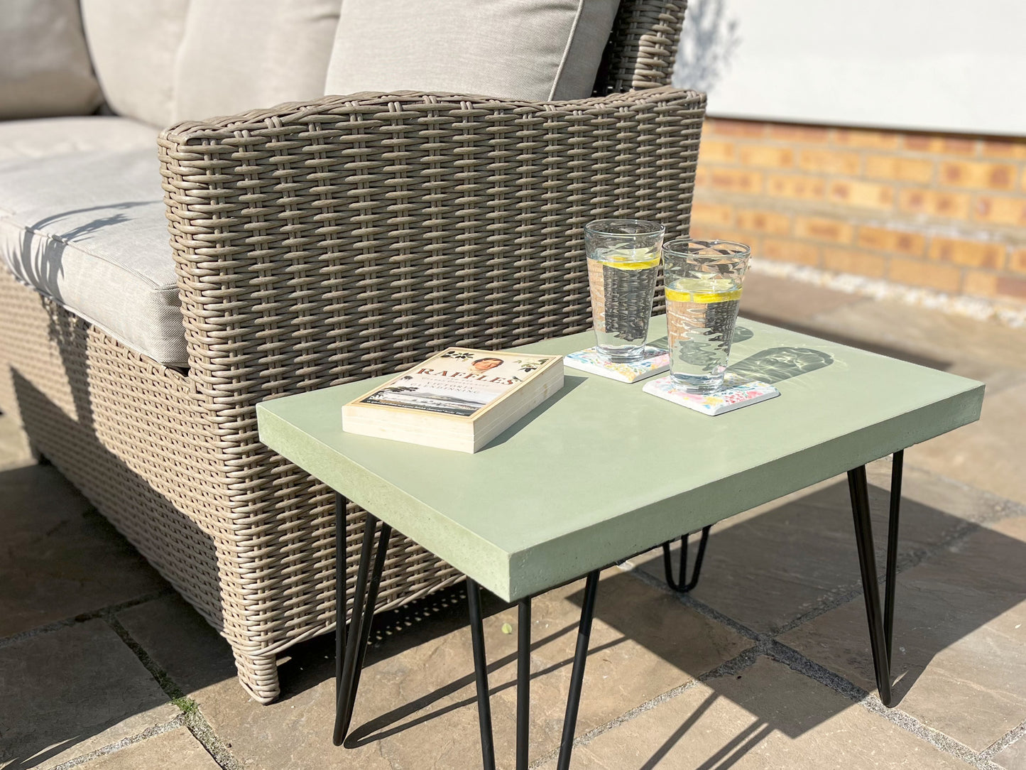 Colourful Outdoor Concrete Tables | Collection
