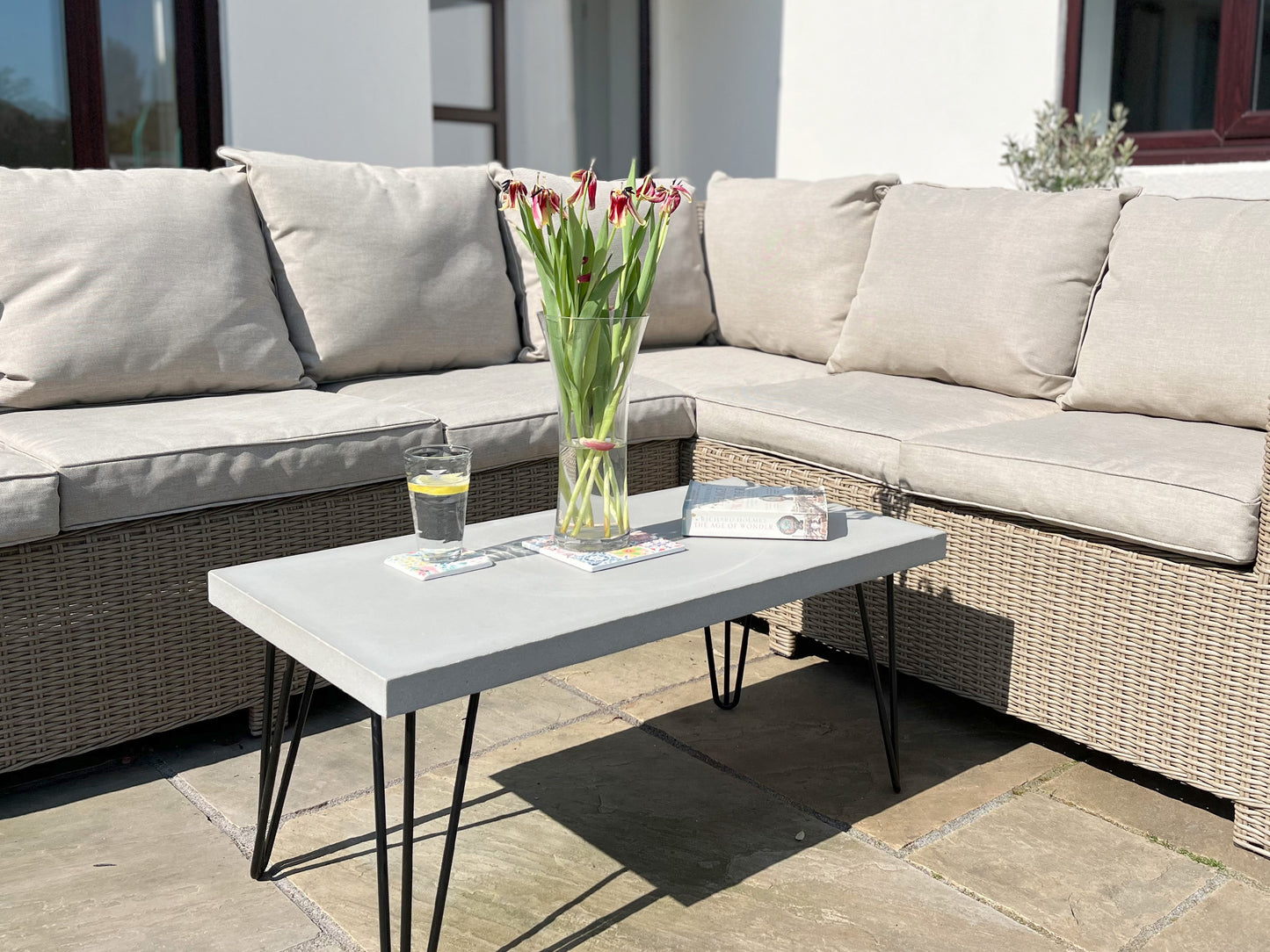 Colourful Outdoor Concrete Tables | Collection