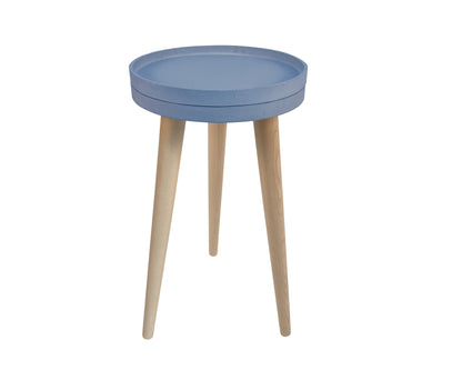 Concrete Tray Side Table  | Round