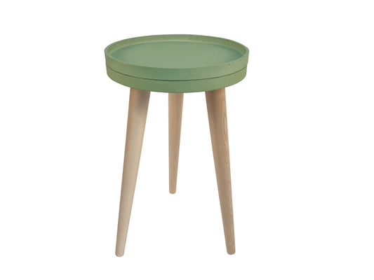Concrete Tray Side Table  | Round