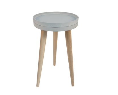 Concrete Tray Side Table  | Round