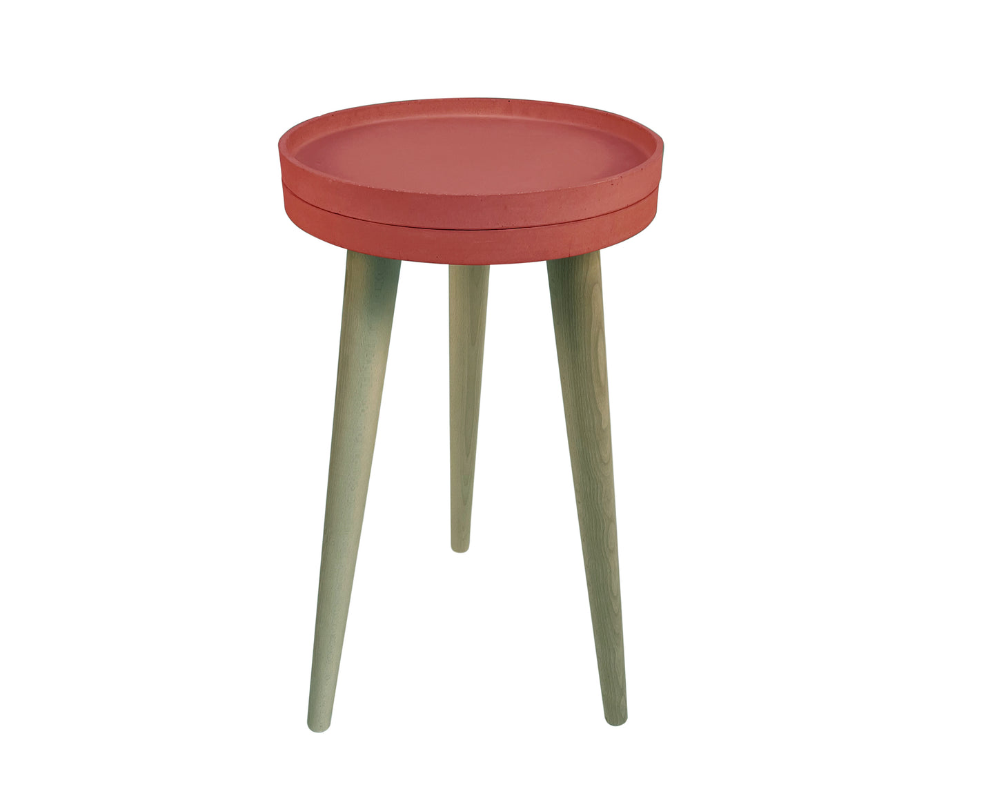 Concrete Tray Side Table  | Round | 3 Heights