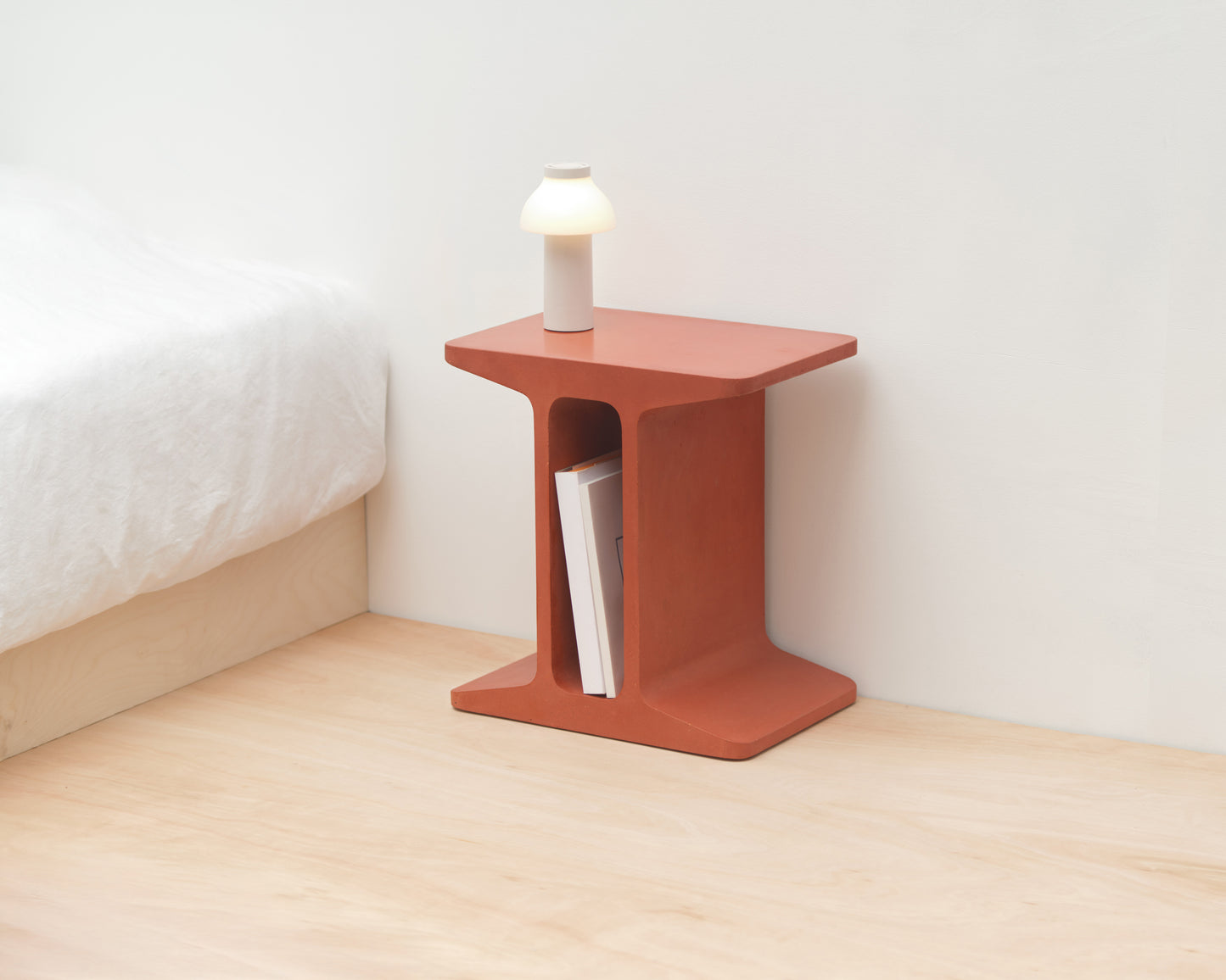Intra Side Table | Earthen Red