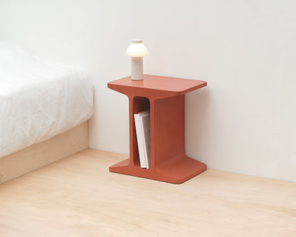 Intra Side Table | Earthen Red