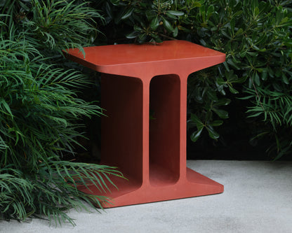 Intra Side Table | Earthen Red