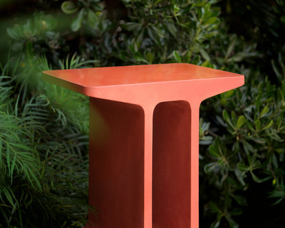 Intra Side Table | Earthen Red