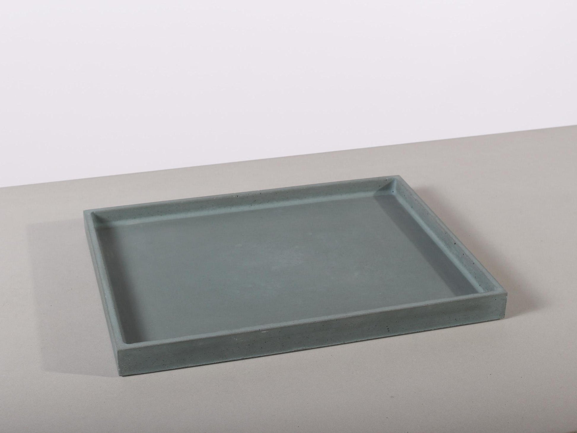 lagoon blue large decorative concrete tray
