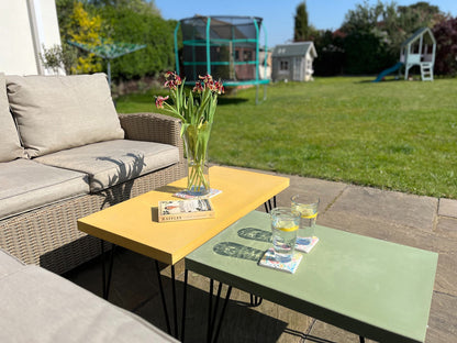 Colourful Outdoor Concrete Tables | Collection