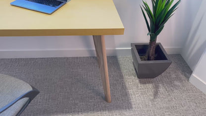Concrete computer desk
